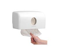 Aquarius MultiFold Dispensador de Toallas de Papel 6956, Blanco, Montaje en Pared