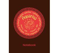 Aquarius Notebook: Aquarius Softcover Notebook