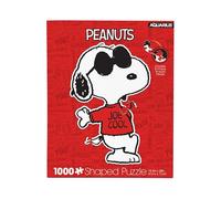 AQUARIUS Peanuts Joe Puzzle con forma fresca (rompecabezas de 1000 piezas), sin deslumbramiento, ajuste de precisión, prácticamente sin polvo de rompecabezas, con licencia oficial de Peanuts Joe