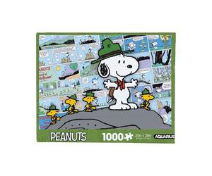 Aquarius Peanuts Snoopy Beagle Scouts - Comic 1000 Piece Jigsaw Puzzle(1000 Piece Jigsaw Puzzle) - Glare Free - Precision Fit - Officially Licensed Peanuts Merchandise & Collectibles - 20x28 Inches