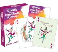 Aquarius Roald Dahl Charlie & Chocolate Factory - Juego de 52 cartas de juego + Jokers (nm)