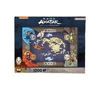 Aquarius Rompecabezas de Mapa de Avatar (Rompecabezas de 1000 Piezas) - Producto Oficial de Avatar: The Last Airbender y coleccionables, sin deslumbramiento, Ajuste de precisión, 50 x 71 cm