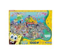 AQUARIUS Spongebob Squarepants 25th Anniversary 1000pc Puzzle (1000 Piece Jigsaw Puzzle) - Officially Licensed Spongebob Merchandise & Collectibles -22x28 in - Amazon Exclusive