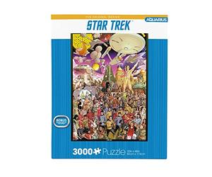 Aquarius Star Trek Puzle (3000 Piezas Rompecabezas Puzle) - con Licencia Oficial Mercancía & Collectibles - Reflejos Libre - Precisión para - Prácticamente Sin Puzle Polvo - 32 x 45 Inches