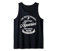 Aquarius Water Bearer Vibes The Free Spirited Sign Hombres Mujeres Camiseta sin Mangas