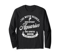 Aquarius Water Bearer Vibes The Free Spirited Sign Hombres Mujeres Manga Larga