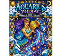 Aquarius Zodiac Coloring Book for Adults: Intricate Zodiac Illustrations of Aquarius Symbolism, Mythology, Water Elements and Celestial Art for ... (Zodiac Signs Adult Coloring Book Series)