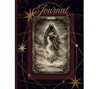 Aquarius Zodiac Journal 8.5 x 11 - Gothic Astrology Notebook, Tarot Water Bearer Cover, 120 Page Lined Journal for Writing, Notes & Reflection