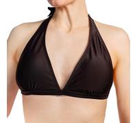 Aquarti Bikini Top Mujer - Parte Superior cómoda, Copas A-D, Estilos, diseño Atemporal, Diseño 041 - para Atar/Marrón, 40 Cup C