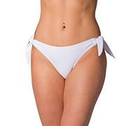 Aquarti Braguitas de Bikini Brasileña de Mujer Atados, Blanco, 40