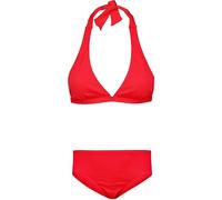 Aquarti Conjunto de Bikini para Niñas Bustier Bikini Breve Traje de Baño de Dos Piezas, para Atar - Jacquard de Lunares Rojos, 158