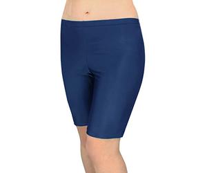 Aquarti Mujer Bañador Shorts Tallas Grandes, Azul Oscuro, 56