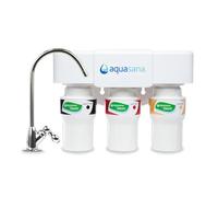 Aquasana sistema de filtro de agua para debajo del fregadero de 3 etapas con grifo, AQ-5300.56