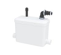 Aquasani Bomba de elevación de aguas residuales, 250 W, 4 m vertical y 40 m horizontal, conexiones de ducha, fregadero y lavadora, diseño compacto, fabricado en Francia