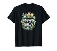 Aquascaping Is My Therapy Aquarium Fish Tank Hobby Camiseta