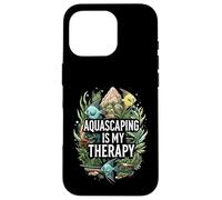 Aquascaping Is My Therapy Aquarium Fish Tank Hobby Carcasa para iPhone 16 Pro