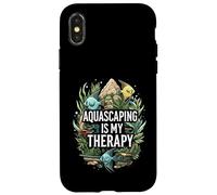 Aquascaping Is My Therapy Aquarium Fish Tank Hobby Carcasa para iPhone X/XS