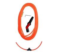 Aquascopic Tubo Interno para Pértiga Telescópica hasta 11 m - Extensión Flexible Compatible con Gardena & Hozelock - Tubo de Agua Integrado para Limpieza de Ventanas & Paneles