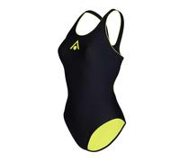 Aquasphere 2025 Mujer Essential Bañador con Espalda Clásica SW4680107 - Black/Amarillo