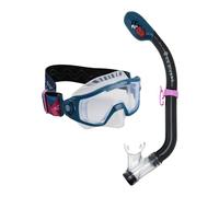 Aquasphere Combo Avila Kid 2.0 Snorkeling, Unisex-Adult, Black Navy Blue, XS