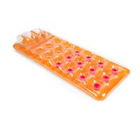 AQUASTIC ASM-188O - Colchón de Playa de 188 x 71 cm para Adultos y niños a Partir de 14 años, Material Resistente, cojín Integrado de PVC Naranja