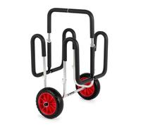 AQUASTIC Carro de Sup y Paddleboarding | Transporte de 2 Tablas Sup | Construcción de Aluminio Ligero Capacidad de Carga 60 kg | Ruedas de 10 Pulgadas sin Mantenimiento | Fácil Montaje | Protección