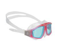 AQUASTIC Máscara de buceo Mako en rosa, para adultos, con protección UV, antivaho de PC y silicona, ajuste ajustable, resistente al agua y cómoda, amplio campo de visión