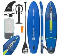 AQUASTIC Paddleboard Perth 10'8″ - Sup Set con Mochila de 42 × 23 × 92 cm, 3 Asas, Asiento de Kayak, Espuma EVA de 3 mm, 9″ lastre, Correa de 300 cm y Kit de reparación
