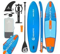 AQUASTIC Perth - Juego Completo de Tablas de Sup de 10 pies 8 Pulgadas, con Remo, Asiento de Kayak, Correa de 300 cm, Bomba, Mochila, Punto de caída Lite, Estable y Robusto, para Principiantes y
