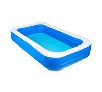 AQUASTIC Piscina Hinchable para jardín de Infantes, Capacidad de 1160 litros, Dimensiones 305 x 183 x 56 cm, Vinilo, versátil, para Toda la Familia, Larga duración, Azul AIP-305R