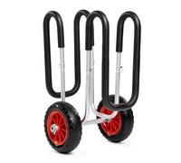 AQUASTIC Sup Board Trolley I Ligera Construcción de Aluminio I Carga máxima 45 kg I Ruedas de Transporte de 10 Pulgadas I Incluye cinturón de Seguridad