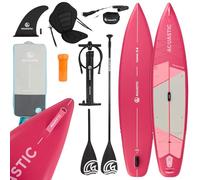 AQUASTIC Tabla de Sup Inflable Touring de 11'6 Pulgadas, Drop Stitch Lite+ Single Layer Construction, 350 × 79 × 15 cm, Desplazamiento de 330 L, Carga máxima: 130 kg, Anillas en D para Asiento de
