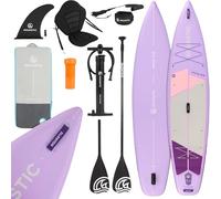 AQUASTIC Tabla de Sup Inflable Touring de 11'6 Pulgadas, Drop Stitch Lite+ Single Layer Construction, 350 × 79 × 15 cm, Desplazamiento de 330 L, Carga máxima: 130 kg, Anillas en D para Asiento de