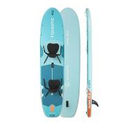 AQUASTIC Tabla de Surf Tourer 12'0, Color Verde, para Dos Personas, Familia y Remo de Ocio