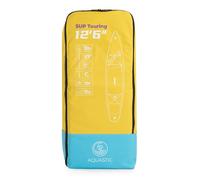 AQUASTIC Touring 12'6" Sup Board Mochila Ligera cómoda de Usar Plegable Color Amarillo
