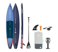 AQUASTIC Touring Pro 14'0″ | Sup Touring Board | Drop Stitch Line+ | PVC de una Sola Capa 2200 g/m² | 427 × 76 × 15 cm | 355 L de Capacidad | 170 kg de Carga | Espuma EVA | Lino Cargo