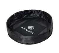 AQUASTIC Wintstick Bag Black 65 cm Durchmesser aus strapazierfähigem 100% Polyester schützt VOR Nässe und Sand Leicht zu tragen Kompakt praktische Verschluss mit Kordelzug Ideal für Strand, Fitnes