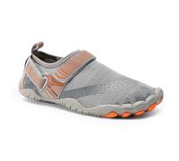 AQUASTIC Zapatillas de Agua para Adultos 43 EU Escarpines Deportes Acuáticos con Suela Antideslizante Duradera y con Plantilla Suave de Espuma EVA de 3 mm Color Gris Snorkel Playa Piscina Aqua