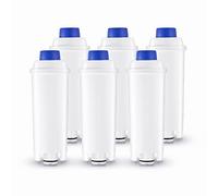 AquaStrata Juego de 6 filtros de agua para cafeteras automáticas De'Longhi DLSC002 9310926 SER3017 5513292811, incluye varios modelos de ECAM, ESAM