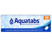 Aquatabs 8,5 mg | 50 Pastillas Potabilizadoras de Agua