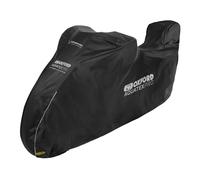 Aquatex Pro Topbox Cover CV235 | Protección Impermeable y Resistente para Motocicleta Scooter con Caja Superior, Mediano, Color Negro