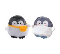 Aquatic Bird Coin Purse, Cute Small Wallet Pouch, Soft Makeup Bag, Compact Coin & Card Holder, Black & White, Ideal for Travel, Everyday Use, Lipstick & Currency,3.94x3.94x1.18in, A., riferimento
