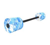 Aquatic Exercise Dumbbell 2 en 1 | EVA + ABS, Barbell 75 cm y Dumbbell 50,5 cm | Desmontable 3 secciones para yoga acuático, recuperación postparto y entrenamiento de natación