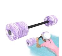 Aquatic Exercise Dumbbell 2 en 1 | EVA + ABS, Barbell 75 cm y Dumbbell 50,5 cm | Desmontable 3 secciones para yoga acuático, recuperación postparto y entrenamiento de natación