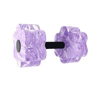 Aquatic Exercise Dumbbells, Lightweight Water Barbells, Foam Weights, Non-Slip Pool Fitness Equipment for Strength and Endurance, Training, Purple, Blue