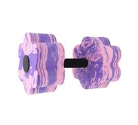Aquatic Exercise Dumbbells, Lightweight Water Barbells, Foam Weights, Non-Slip Pool Fitness Equipment for Strength and Endurance, Training, Purple, Blue