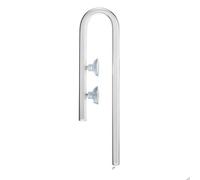 Aquatic Inflow Tubería de Ingreso de Cristal para Acuario con Corriente Suave Ranuras de Antisucción Entrada de Agua, 10mm, Style to 5