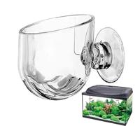 Aquatic Plant Pot - Acrylic Aquatic Plant Cups Pot with Suction | Fish Tank Decorations | Propagation Cultivation Indoor Shrimp Gardening Vivarium Paludarium Habitat Pond