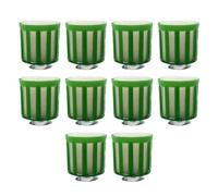 Aquatic Plants Fixed Ring 10pcs Fish Tank Plants Fix Basket Kit Aquarium Suction Cup Pot for Secure Growth Decoration, Sponge Size1.22 in, Basket Size 0.79x1.22x1.38 in