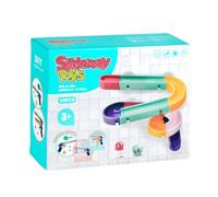 Aquatic Rails - Splash Pipeline Kit, Children Channel Maze, Child Splash Rail Kit | Creative Stem Engineering Labyrinth Aquatic Pathway Design, Children Entertainment Adhesive Corner Fixture Safety